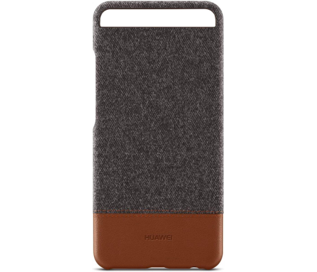 Etui skóra-filc do Huawei P10 brązowe - 352195 - zdjęcie